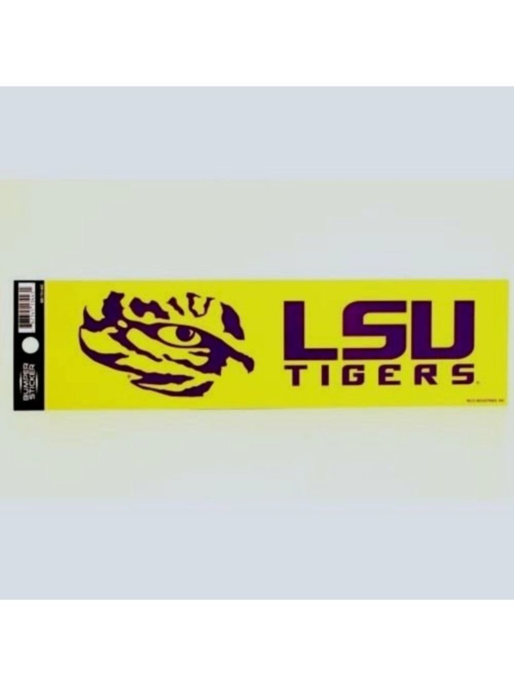 LSU Tigers Bumper Sticker Vintage NCAA 12X3